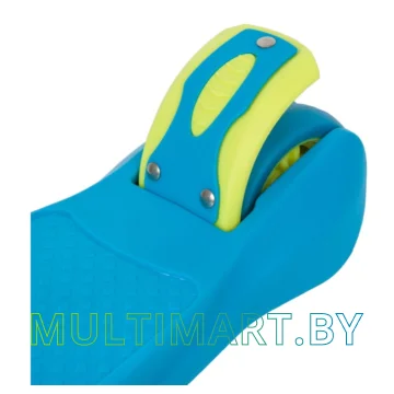 Самокат Novatrack RainBow Pro Button 120PROB.RAINBOW.BL20 (голубой, 2020) картинка 5
